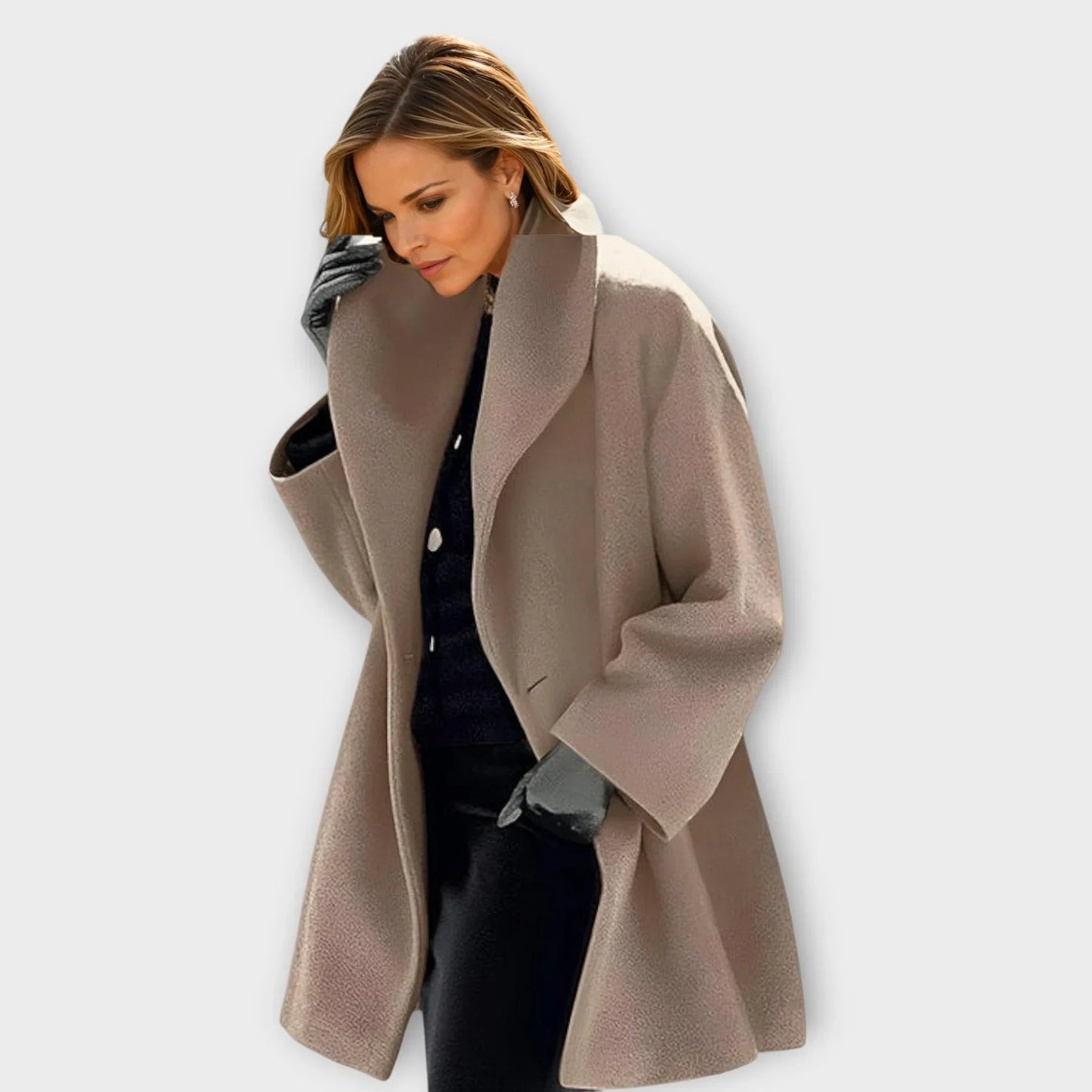 Flora Coat - Wool fabric for lasting warmth